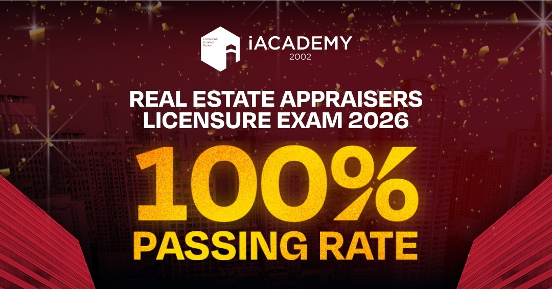 iACADEMY Achieves 100% Passing Rate in 2026 Real Estate Appraisers Licensure Examination, Produces Five Topnotchers